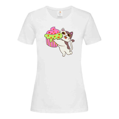 cat kitten - Stedman Ladies Classic Tee Thumbnail