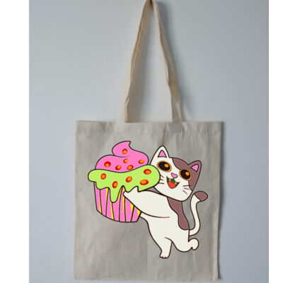 cat kitten - Budget Calico Tote Bag Thumbnail