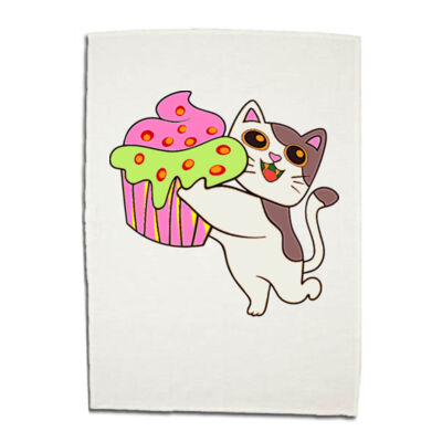 cat kitten - Linen Tea Towels Thumbnail