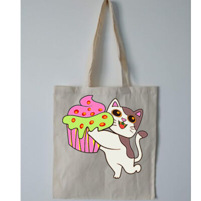 cat kitten - Budget Calico Tote Bag Thumbnail