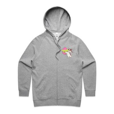 cat kitten - AS Colour - Women's Official Zip Hood Thumbnail