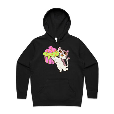 cat kitten - AS Colour - Women's Stencil Hoodie Thumbnail