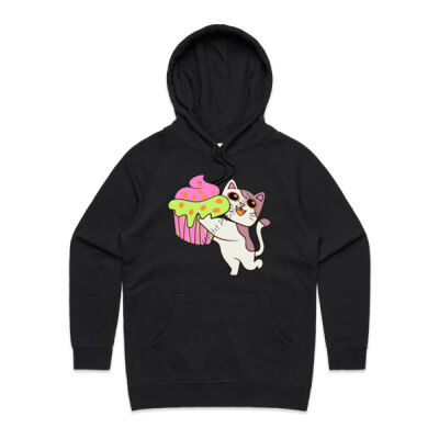 cat kitten - AS Colour - Women's Supply Hood Thumbnail