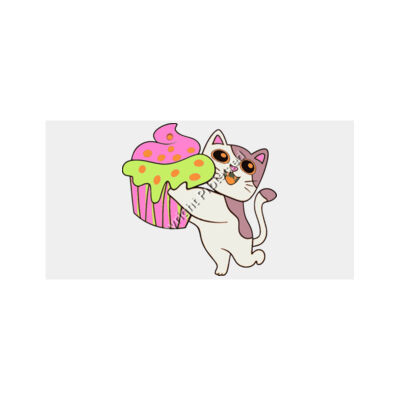 cat kitten - Velcro Stubby Cooler (no base) Thumbnail