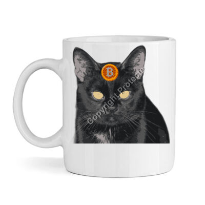 cat kitten - High quality ceramic white mug Thumbnail