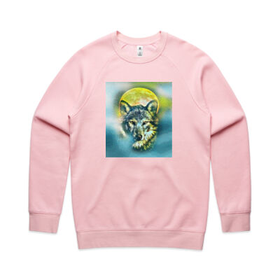 wolf yellow moon - AS Colour - Supply Crew Thumbnail