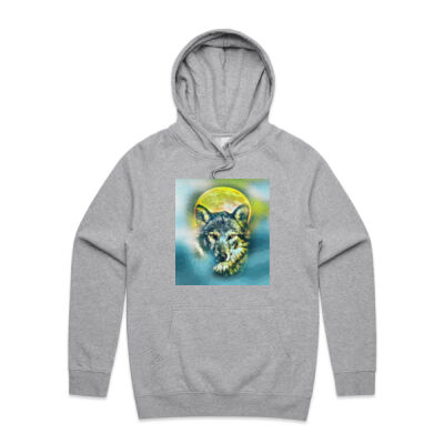 wolf yellow moon - AS Colour - Supply Hood Thumbnail