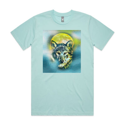 wolf yellow moon - AS Colour - Classic Tee Thumbnail