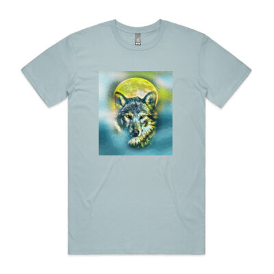 wolf yellow moon - AS Colour - Staple Tee Thumbnail