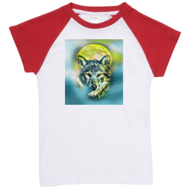 wolf yellow moon Thumbnail