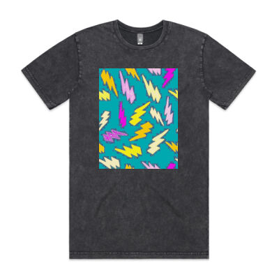 lightning pattern - AS Colour - Stonewash Staple Tee Thumbnail