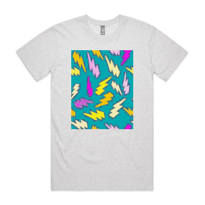 lightning pattern - AS Colour - Marle Staple Tee Thumbnail