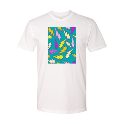 lightning pattern - Next Level - Mens Crew Thumbnail