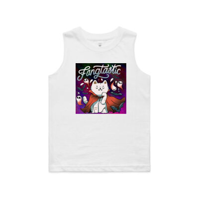 fangtastic vampire - AS Colour - Youth Barnard Tank tee  Thumbnail