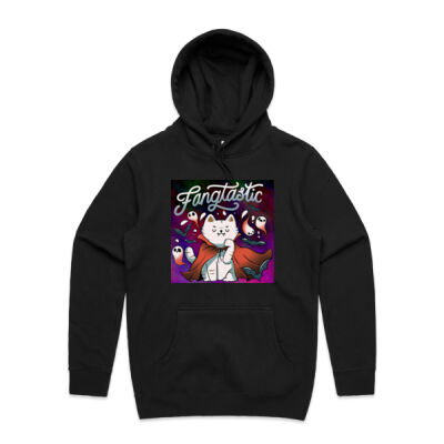 fangtastic vampire - AS Colour - Mens Stencil Hoodie Thumbnail