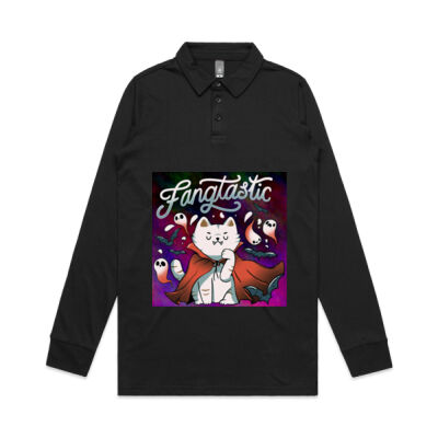 fangtastic vampire - Long Sleeve Chad Polo Thumbnail