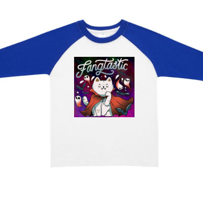 fangtastic vampire - RAMO - Kids Raglan Thumbnail