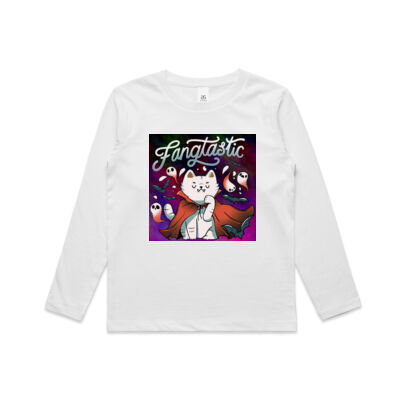 fangtastic vampire - AS Colour - Kids Longsleeve Tee Thumbnail
