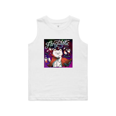 fangtastic vampire - AS Colour - Kids Barnard Tank tee  Thumbnail