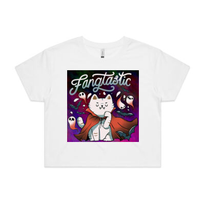 fangtastic vampire - AS Colour - Crop Tee Thumbnail