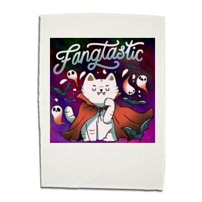 fangtastic vampire - Linen Tea Towels Thumbnail