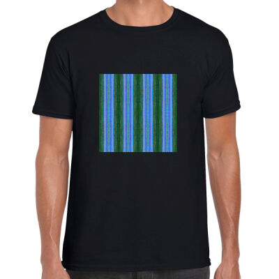 striped pattern - Gildan Softstyle Adult T-Shirt Thumbnail