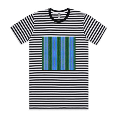 striped pattern - AS Colour Staple Tee - Striped Thumbnail