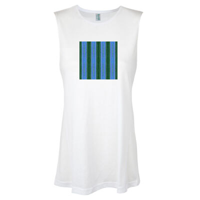 striped pattern - Ramo - Sleeveless Tee Thumbnail