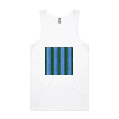 striped pattern - AS Colour - Lowdown Singlet  Thumbnail