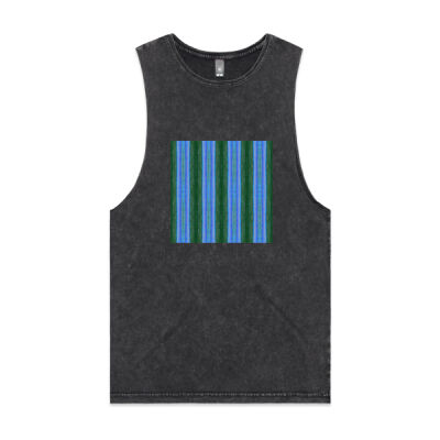 striped pattern - AS Colour - Stonewash Barnard Tank Thumbnail