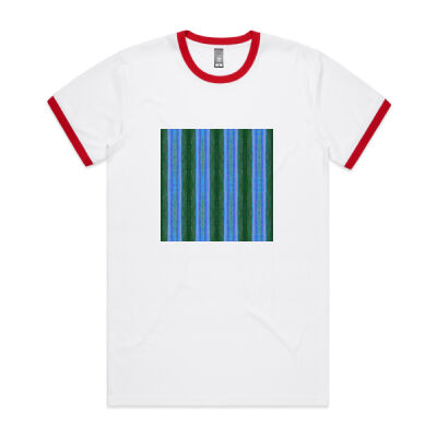 striped pattern -  AS Colour Men's Ringer Tee Thumbnail