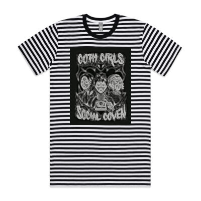 gothic art - AS Colour Staple Tee - Striped Thumbnail