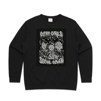 gothic art -  AS Colour - Premium Women's Crew Thumbnail