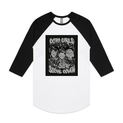 gothic art - AS Colour - Raglan Tee Thumbnail