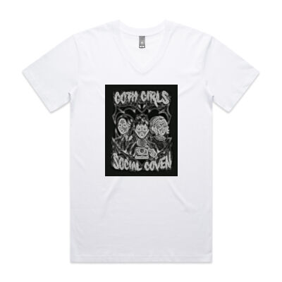 gothic art - AS Colour - Tarmac V-Neck Tee Thumbnail