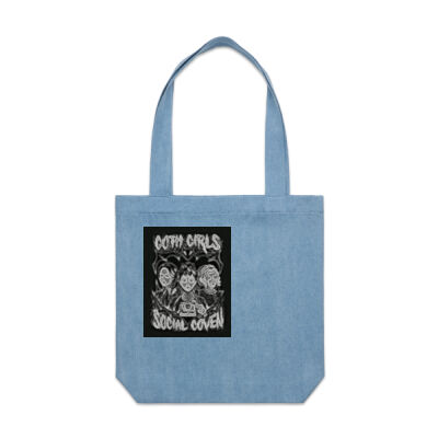 gothic art - AS Colour- Denim Carrie Tote Thumbnail