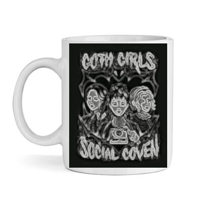 gothic art - High quality ceramic white mug Thumbnail