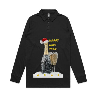 greetings - Long Sleeve Chad Polo Thumbnail