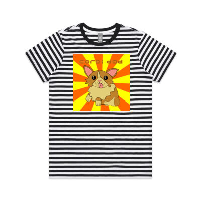 cotgi dog - AS Colour Maple Tee - Striped Thumbnail