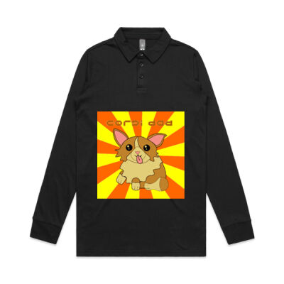 cotgi dog - Long Sleeve Chad Polo Thumbnail