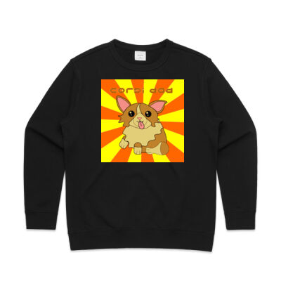 cotgi dog -  AS Colour - Premium Women's Crew Thumbnail