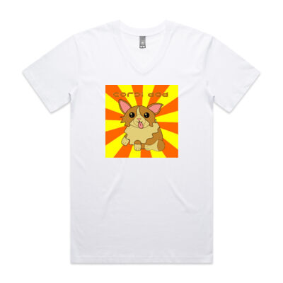 cotgi dog - AS Colour - Tarmac V-Neck Tee Thumbnail