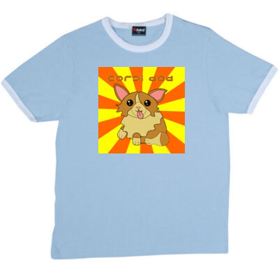 cotgi dog - RAMO- Ringer Unisex Tee Thumbnail