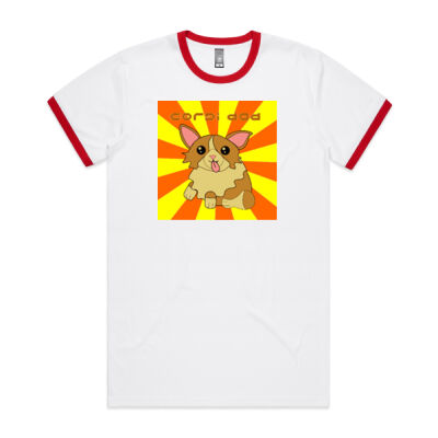 cotgi dog -  AS Colour Men's Ringer Tee Thumbnail