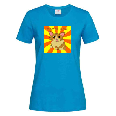 cotgi dog - Stedman Ladies Classic Tee Thumbnail
