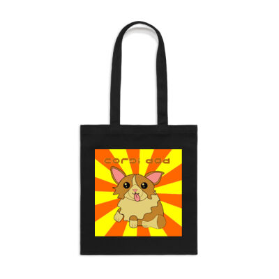 corgi dog - AS Colour - Parcel Tote  Thumbnail