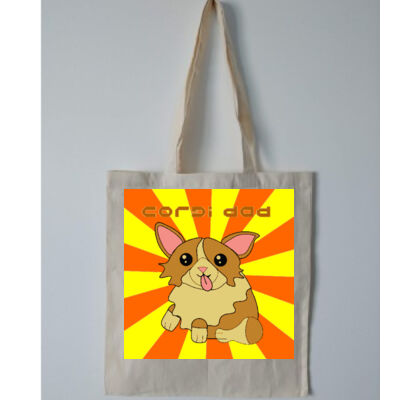 corgi dog - Budget Calico Tote Bag Thumbnail