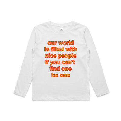motivational quote - AS Colour - Kids Longsleeve Tee Thumbnail
