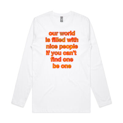 motivational quote - AS Colour - Ink Long Sleeve Thumbnail