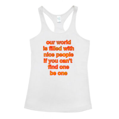 motivational quote - Ramo - T-back Singlet Thumbnail